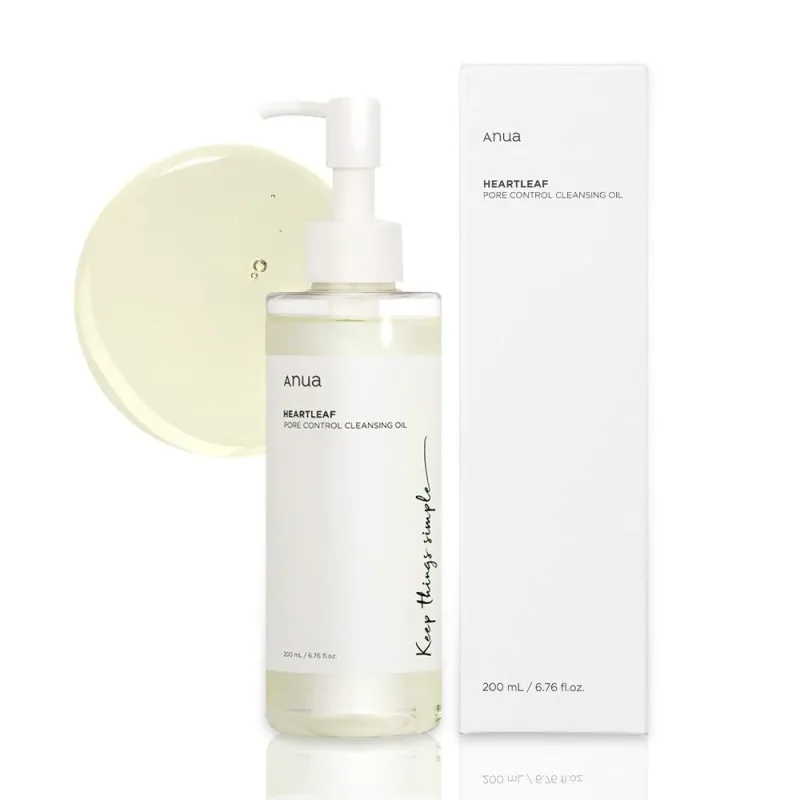 ANUA HEARTLEAF PORE CONTROL CLEANSING OIL 200ML Korean skincare Egypt