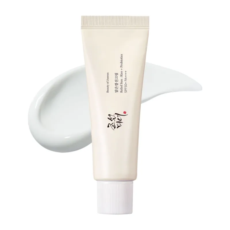 واقي شمس بيوتي أوف جوسون بخلاصة الأرز والبروبيوتيك SPF 50+ (50 مل) - Authentic Korean Skincare in Egypt