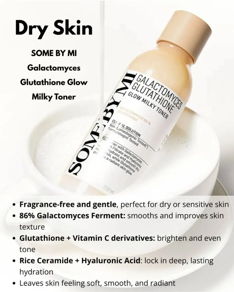 SOME BY MI Galactomyces Glutathione Glow Milky Toner 200ml Thumbnail 2 - Cosmetics