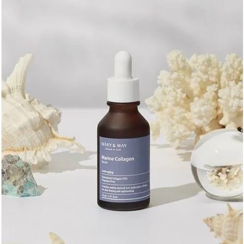 سيروم الكولاجين البحري منخفض الجزيئات لشد البشرة من ماري آند ماي 30 مل - Authentic Korean Skincare in Egypt
