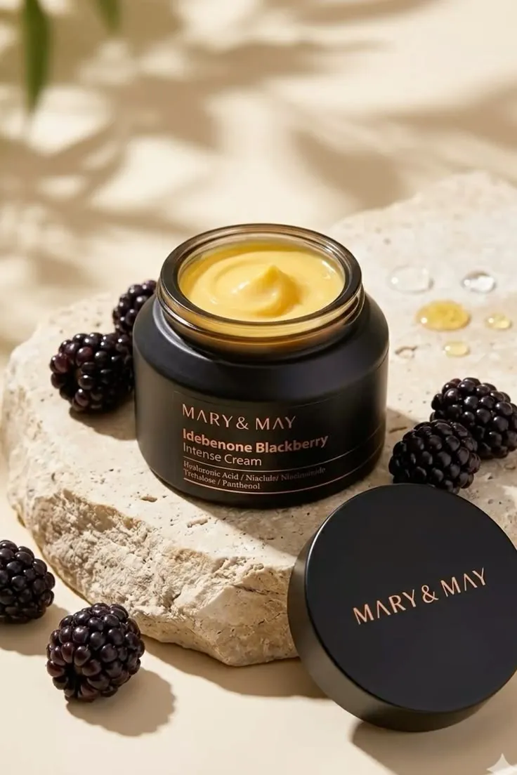 كريم الأيديبيون والتوت الأسود المكثف المضاد للأكسدة من ماري آند ماي 70 جم - Authentic Korean Skincare in Egypt