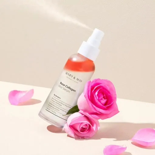 بخاخ سيروم ميست بماء الورد والكولاجين من ماري آند ماي 100 مل - Authentic Korean Skincare in Egypt