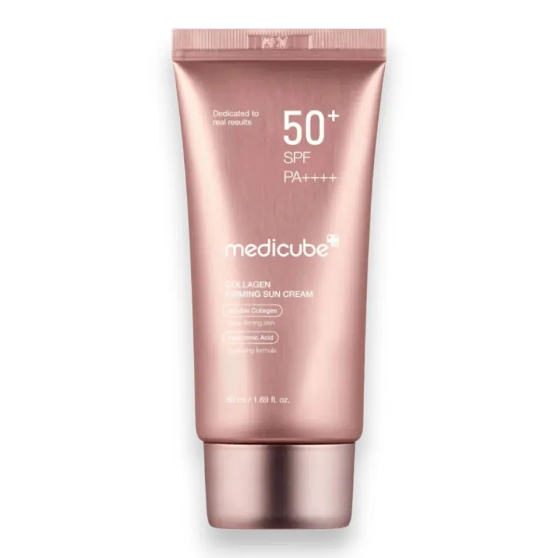 كريم واقي الشمس بالكولاجين لشد البشرة SPF50+ من ميديكيوب 50 مل - Authentic Korean Skincare in Egypt