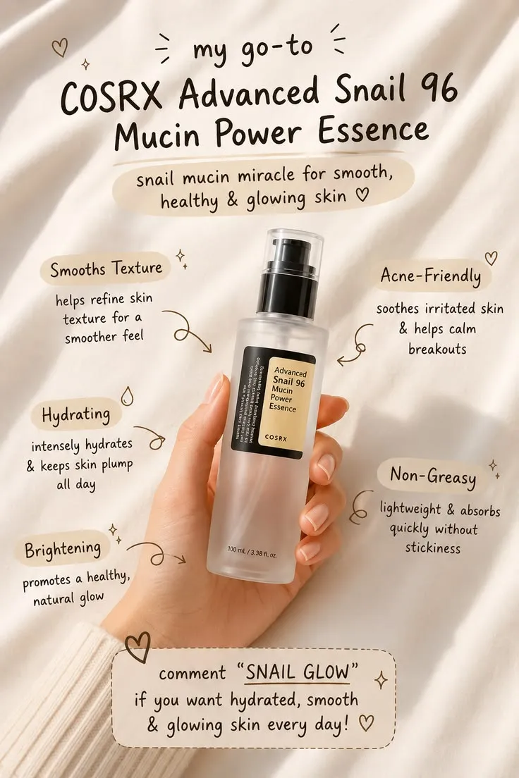 Cosrx Advanced Snail 96 Mucin Power Essence Serum 100ml Thumbnail 3 - Cosmetics