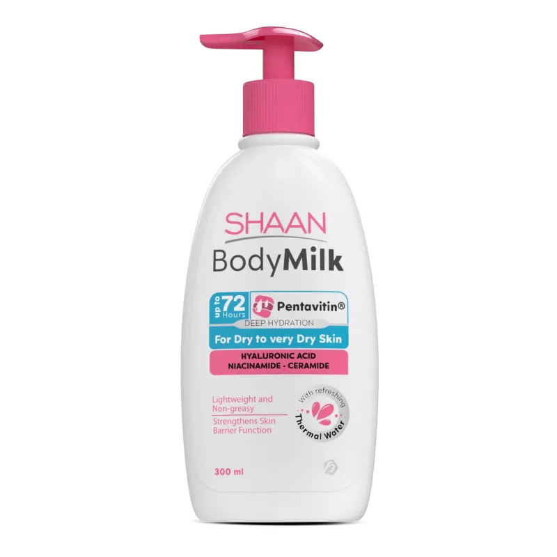 Shaan Body Milk 300ml - Authentic Korean Skincare in Egypt