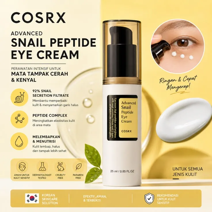 Advanced Snail, Peptide Eye Cream 25ml Thumbnail 3 - Cosmetics
